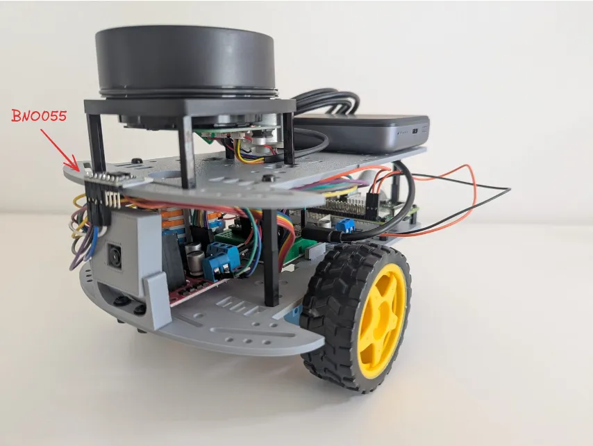 Andino robot front perspective image
